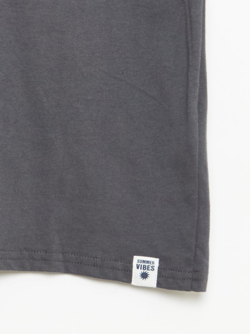 Set van 2 T-shirts Biege - Kiabi