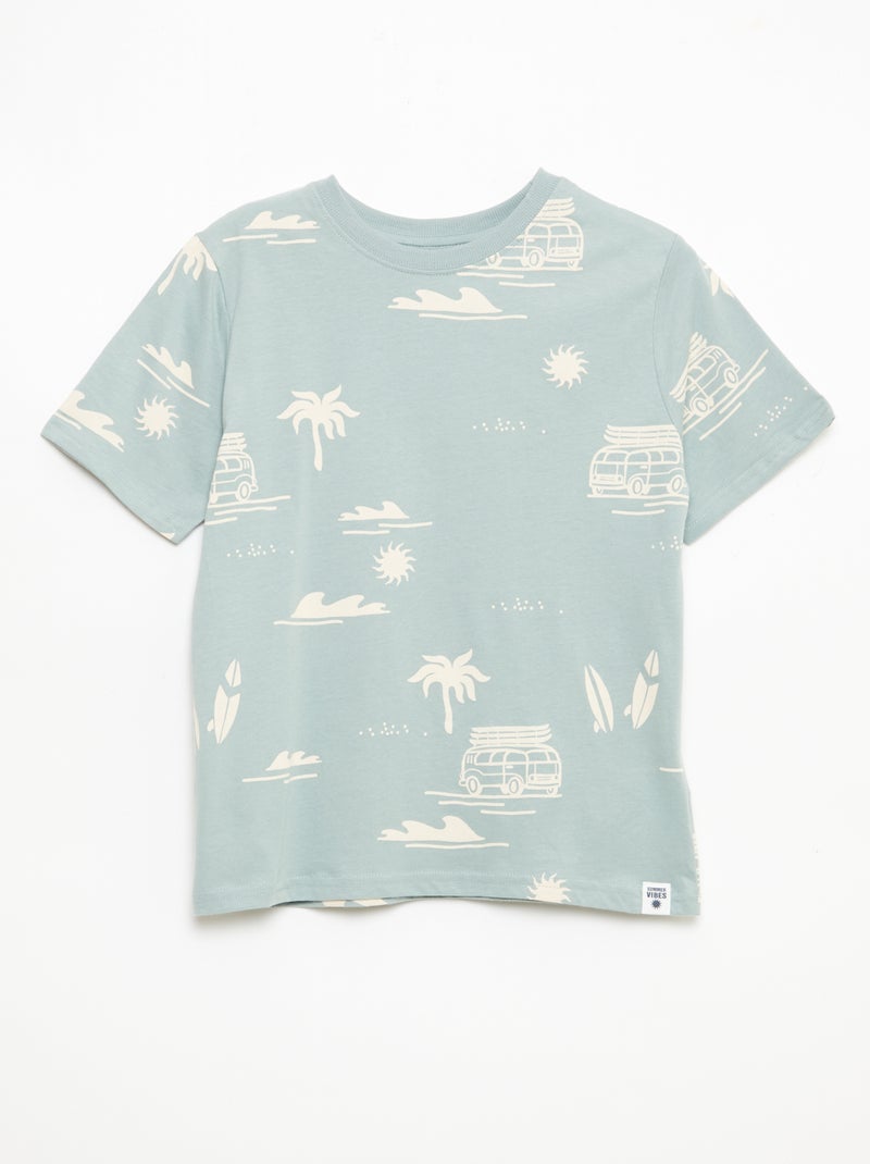 Set van 2 T-shirts Blauw - Kiabi