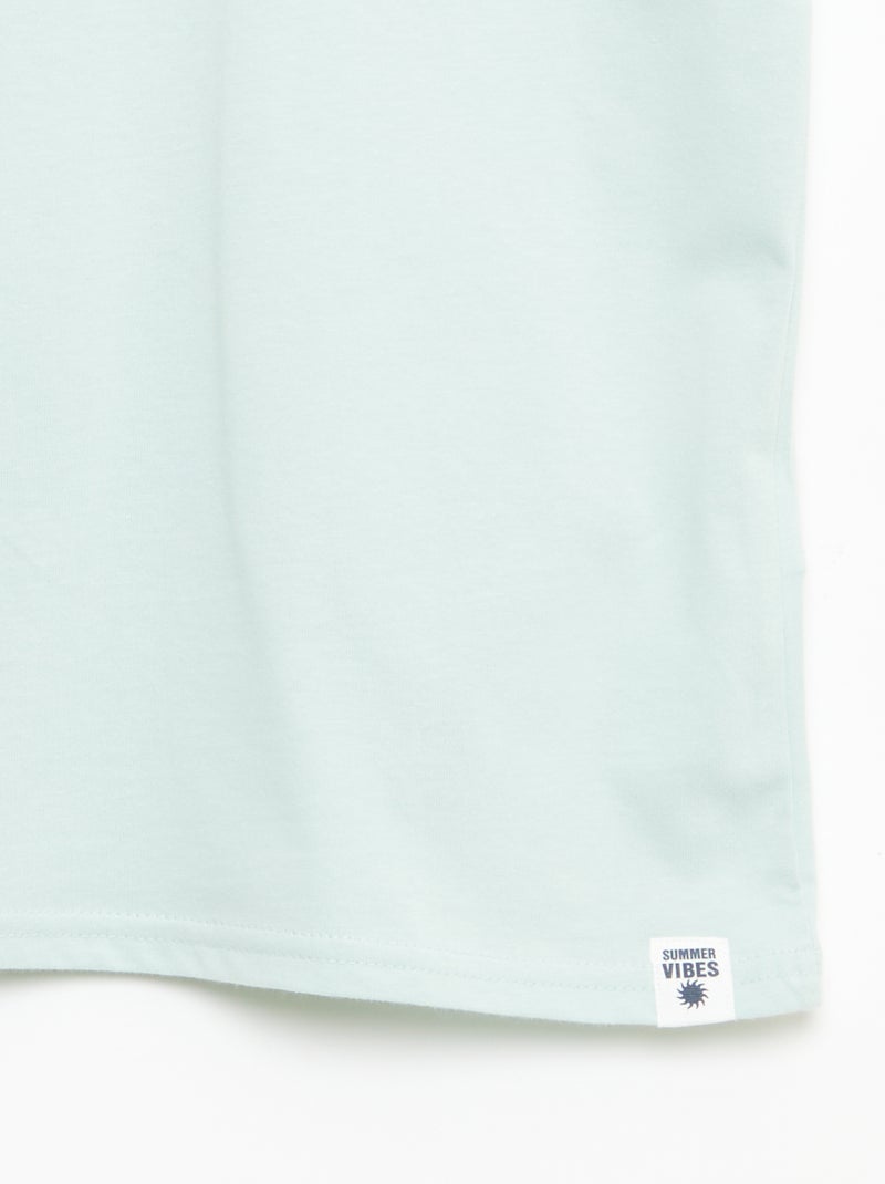 Set van 2 T-shirts Blauw - Kiabi