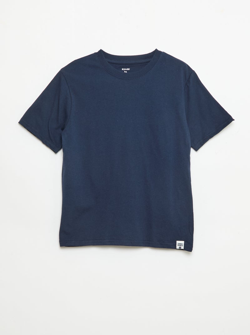 Set van 2 T-shirts Blauw - Kiabi