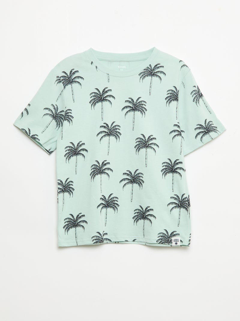 Set van 2 T-shirts Blauw - Kiabi