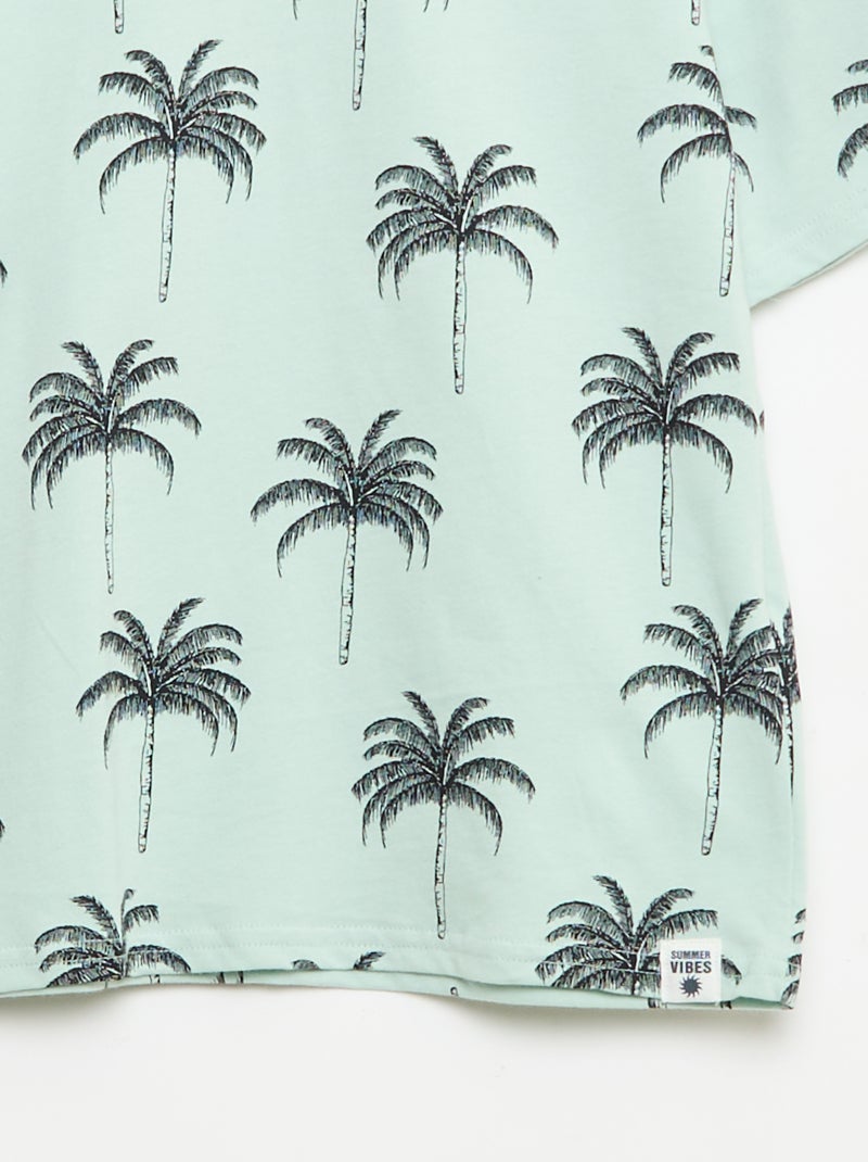 Set van 2 T-shirts Blauw - Kiabi