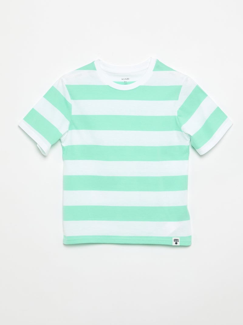 Set van 2 T-shirts Groen - Kiabi