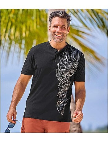 Set van 2 T-shirts met knopenhals - ATLAS FOR MEN
