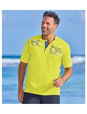 Set van 2 t-shirts met knopenhals - atlas for men
