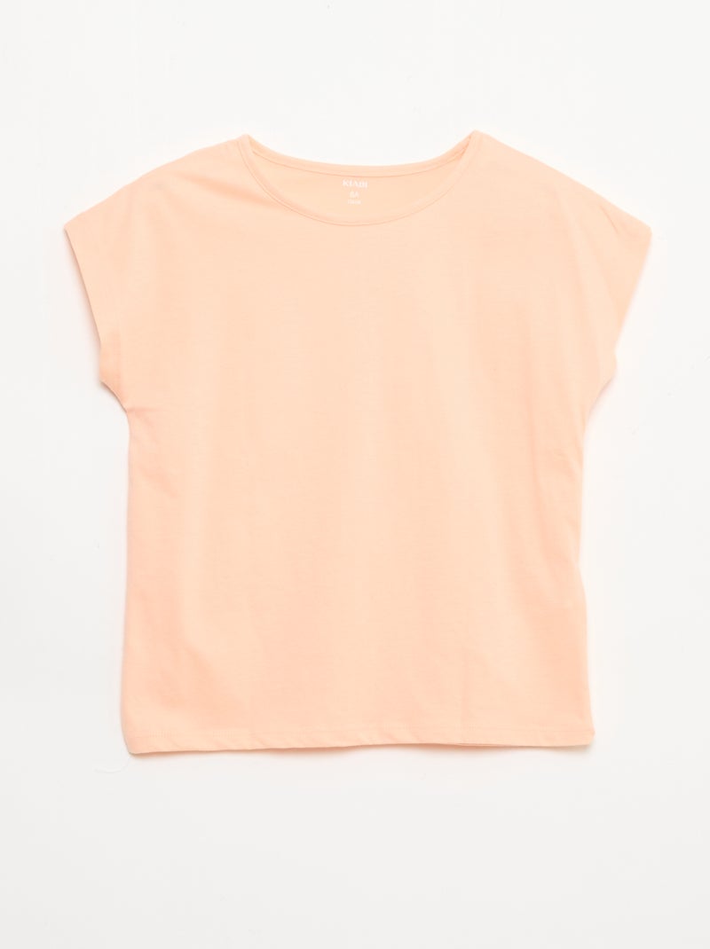 Set van 2 T-shirts met korte mouwen - 2 stuks Blauw - Kiabi