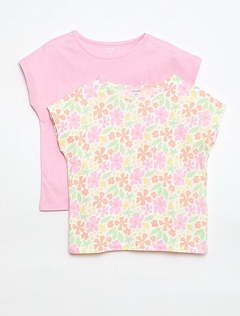 Set van 2 T-shirts met korte mouwen - 2 stuks