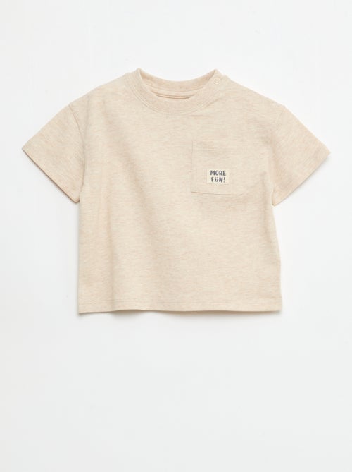 Set van 2 T-shirts met korte mouwen - Kiabi