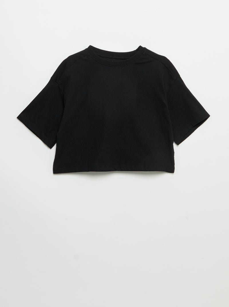 Set van 2 T-shirts met korte mouwen Bruin - Kiabi