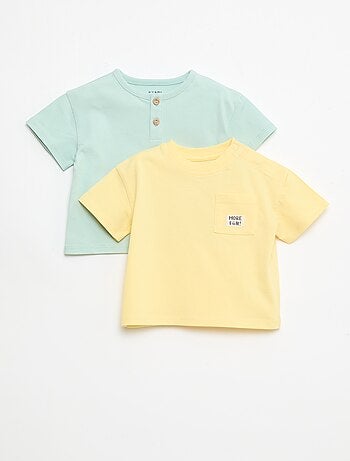 Set van 2 T-shirts met korte mouwen