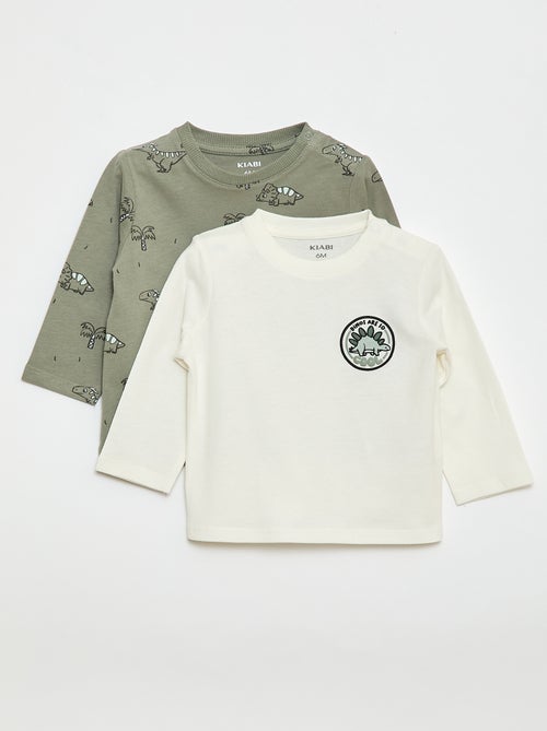 Set van 2 T-shirts met korte mouwen - Kiabi