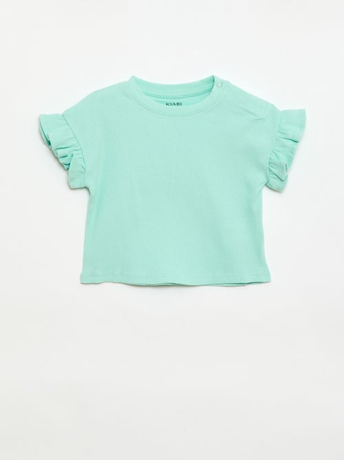 Set van 2 T-shirts met korte mouwen van jerseytricot - Kiabi