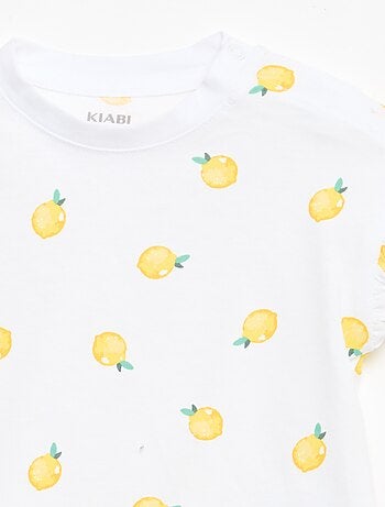 Set van 2 T-shirts met korte mouwen van jerseytricot