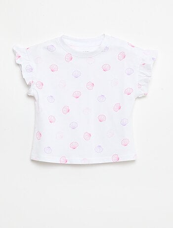 Set van 2 T-shirts met korte mouwen van jerseytricot