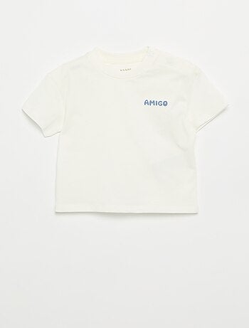 Set van 2 T-shirts met korte mouwen van katoenen jerseytricot