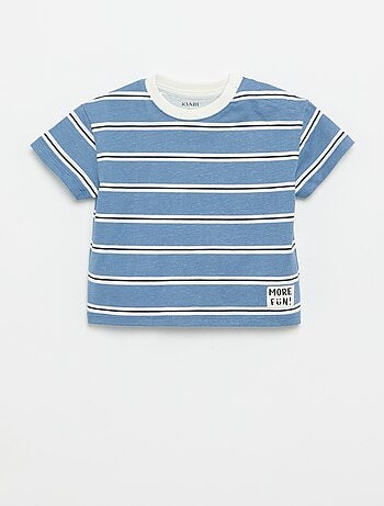 Set van 2 T-shirts met korte mouwen van katoenen jerseytricot