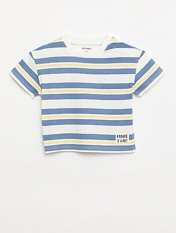 Set van 2 T-shirts met korte mouwen van katoenen jerseytricot