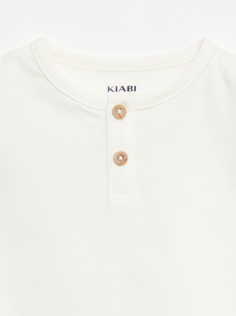 Set van 2 T-shirts met korte mouwen Wit - Kiabi