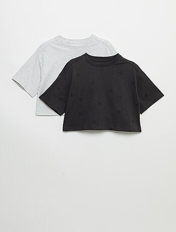 Set van 2 T-shirts met korte mouwen