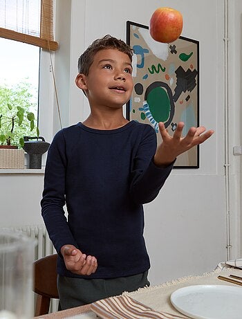 Set van 2 T-shirts met lange mouwen