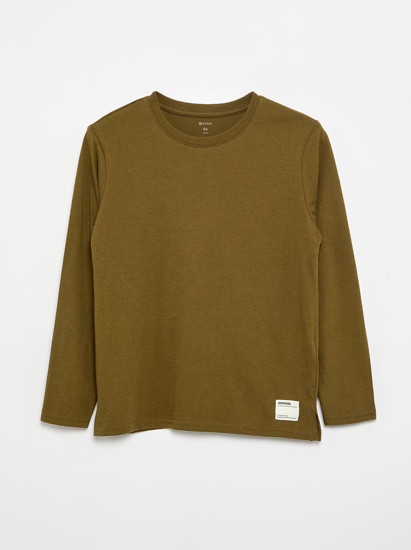 Set van 2 T-shirts met lange mouwen Blauw - Kiabi