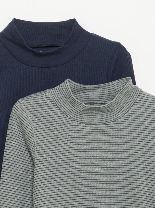 Set van 2 T-shirts met lange mouwen - Kiabi