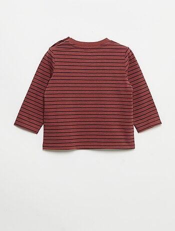 Set van 2 T-shirts met lange mouwen