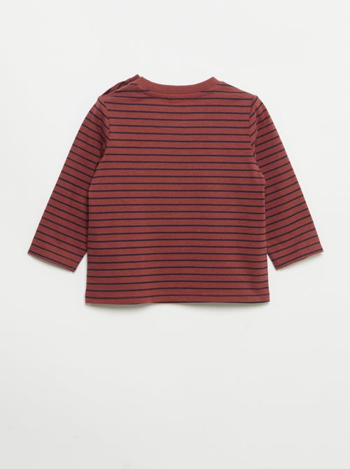 Set van 2 T-shirts met lange mouwen - Kiabi