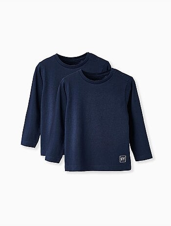 Set van 2 t-shirts met lange mouwen