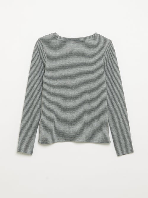 Set van 2 T-shirts met lange mouwen - Kiabi