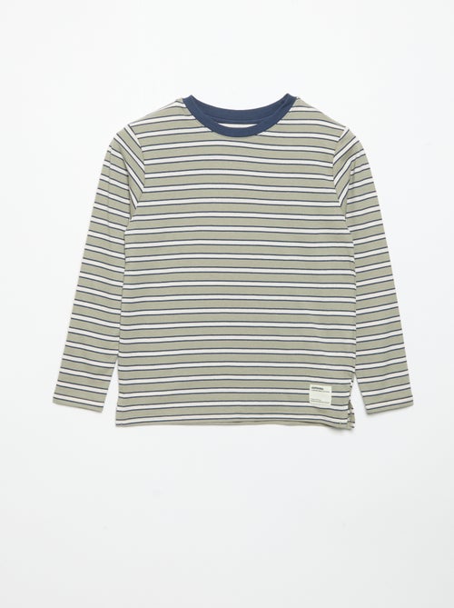 Set van 2 T-shirts met lange mouwen - Kiabi