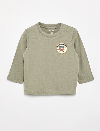 Set van 2 T-shirts met lange mouwen