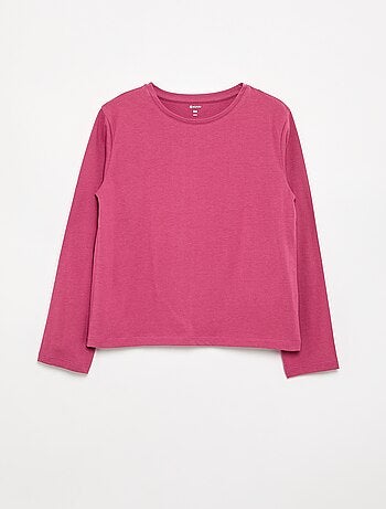 Set van 2 T-shirts met lange mouwen