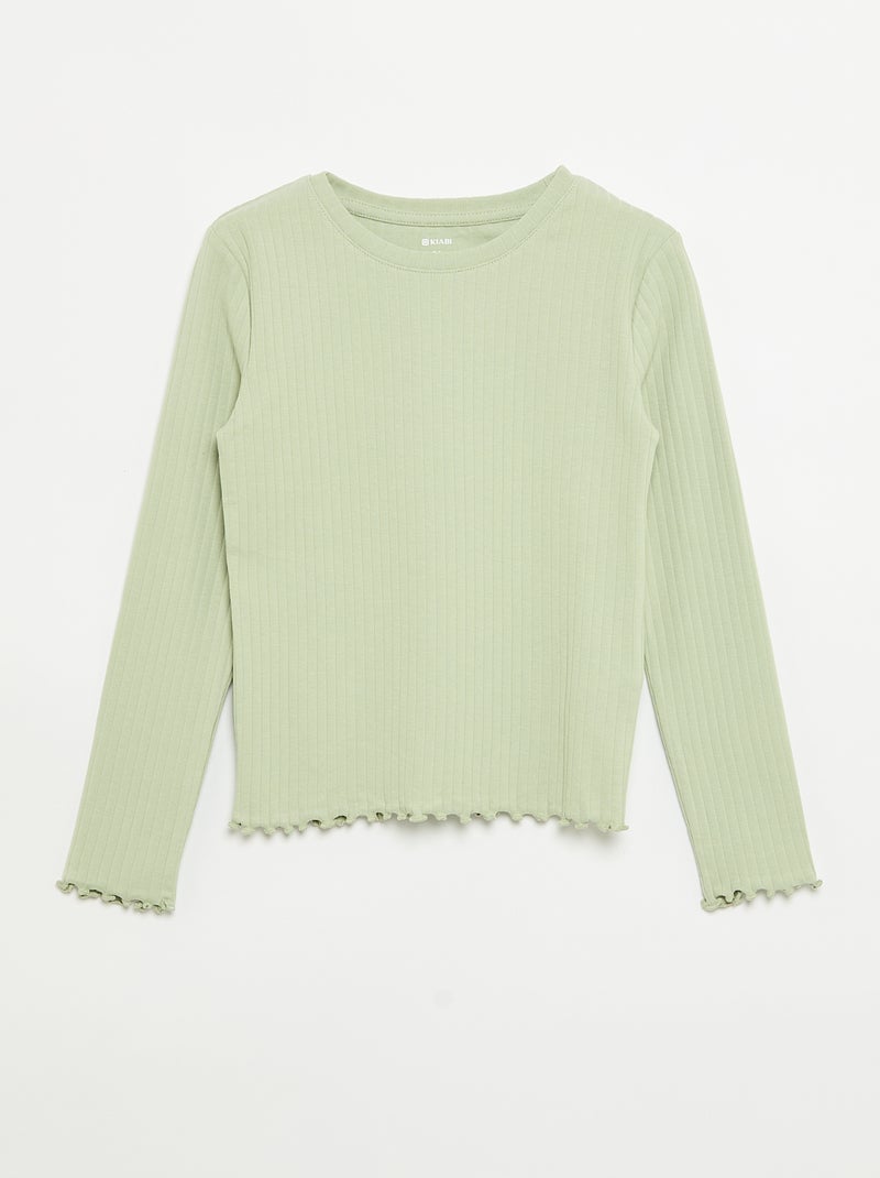Set van 2 T-shirts met lange mouwen Rose - Kiabi