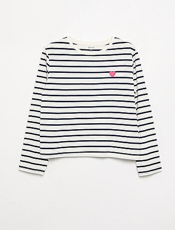Set van 2 T-shirts met lange mouwen