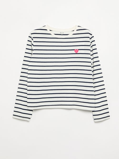 Set van 2 T-shirts met lange mouwen - Kiabi