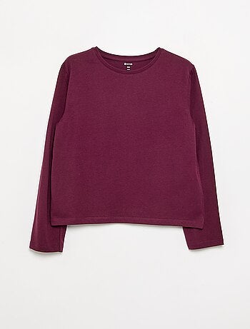 Set van 2 T-shirts met lange mouwen