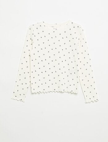 Set van 2 T-shirts met lange mouwen