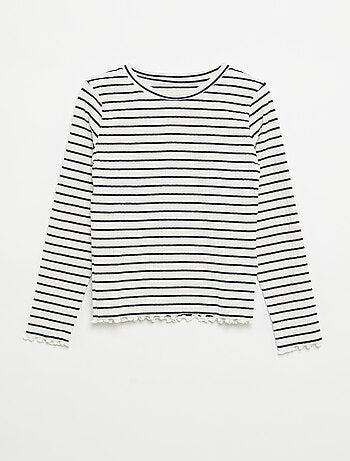 Set van 2 T-shirts met lange mouwen
