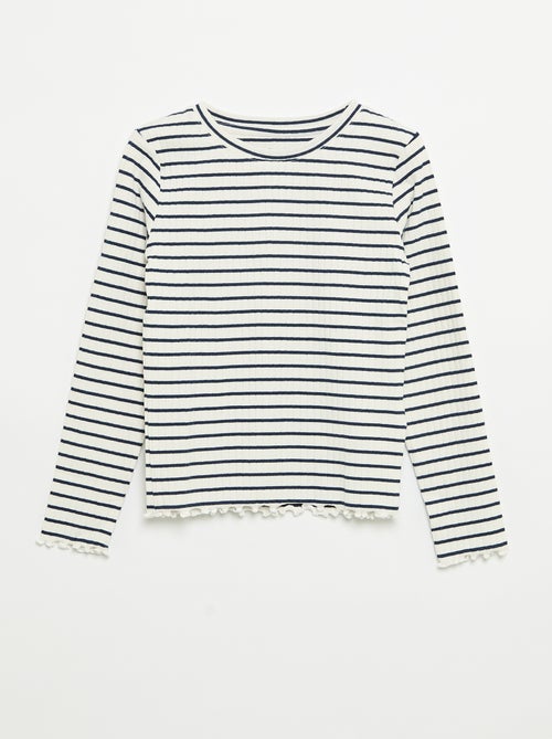 Set van 2 T-shirts met lange mouwen - Kiabi