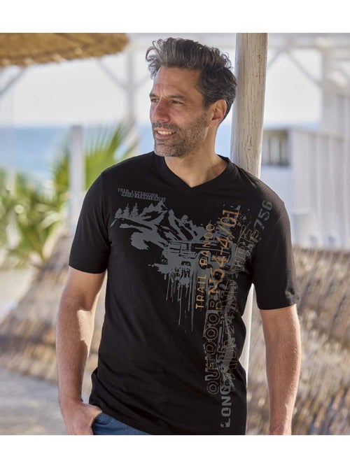 Set van 2 T-shirts met V-hals - ATLAS FOR MEN - Kiabi Set van 2 T-shirts met V-hals - ATLAS FOR MEN - Kiabi