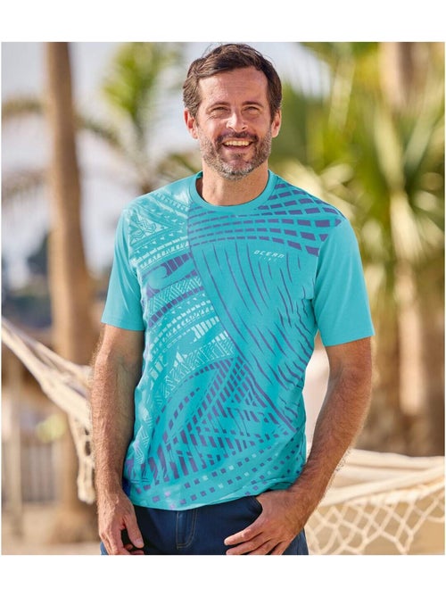 Set van 2 t-shirts ocean line - atlas for men - Kiabi