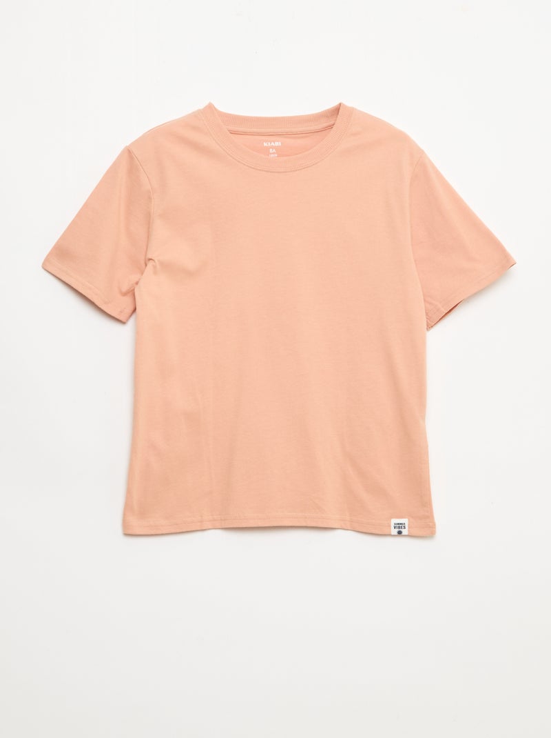 Set van 2 T-shirts Rood - Kiabi