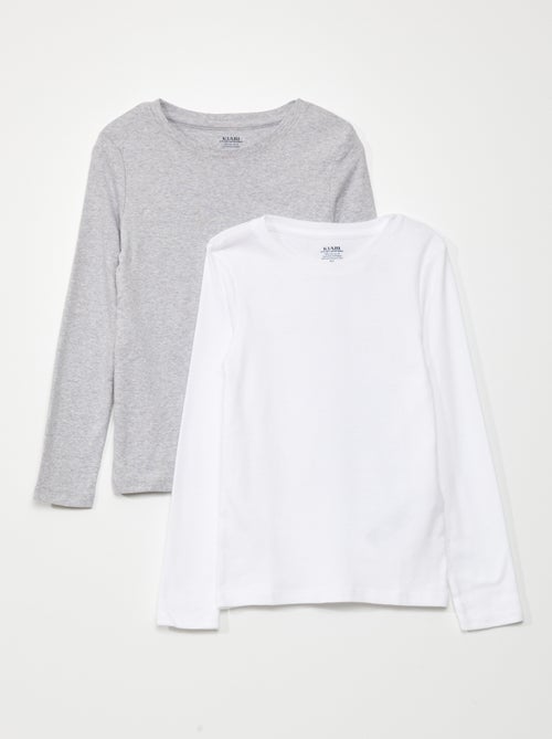 Set van 2 T-shirts van jersey - Kiabi