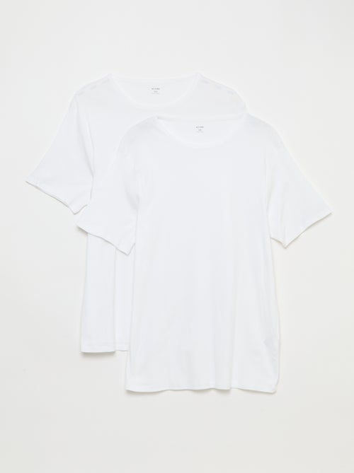 Set van 2 T-shirts van jerseytricot - Kiabi