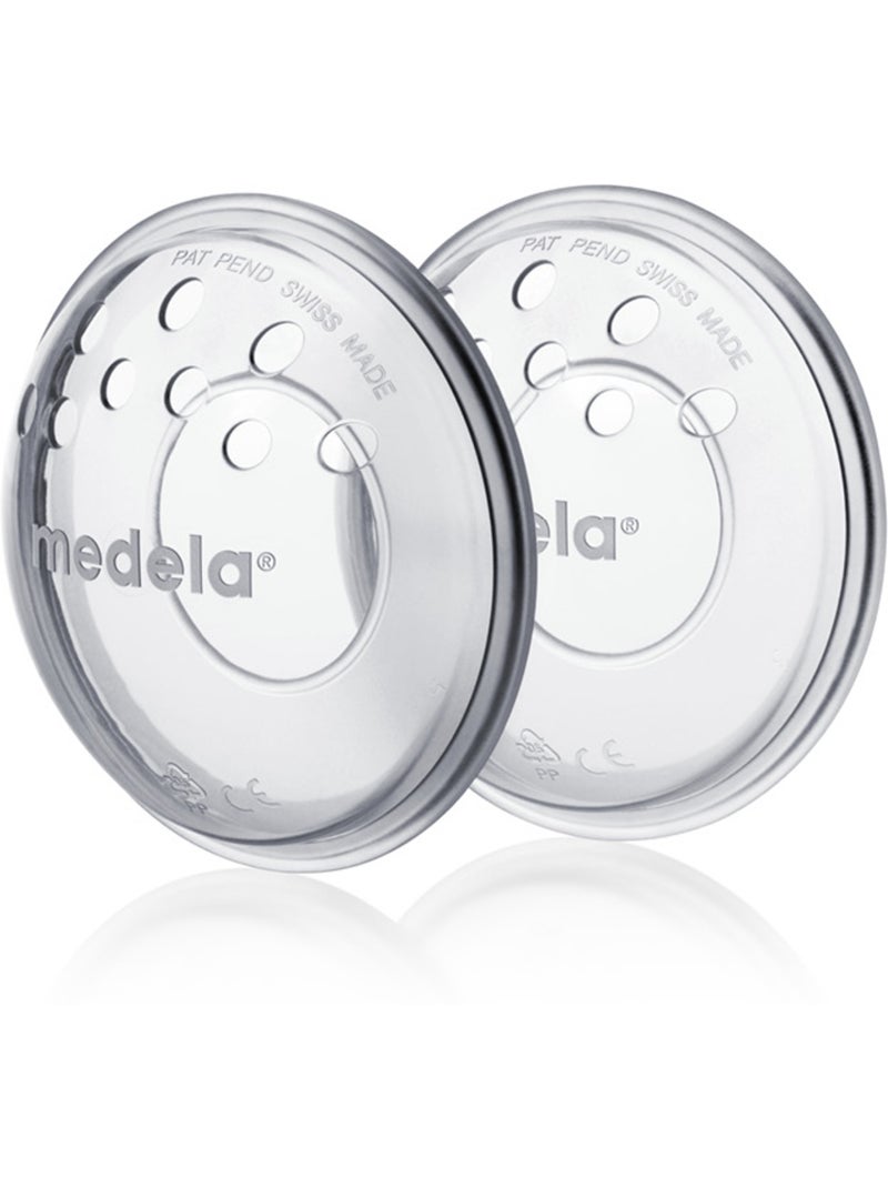Set van 2 tepelbeschermers van medela – pijnloos borstvoeding geven Transparant - Kiabi