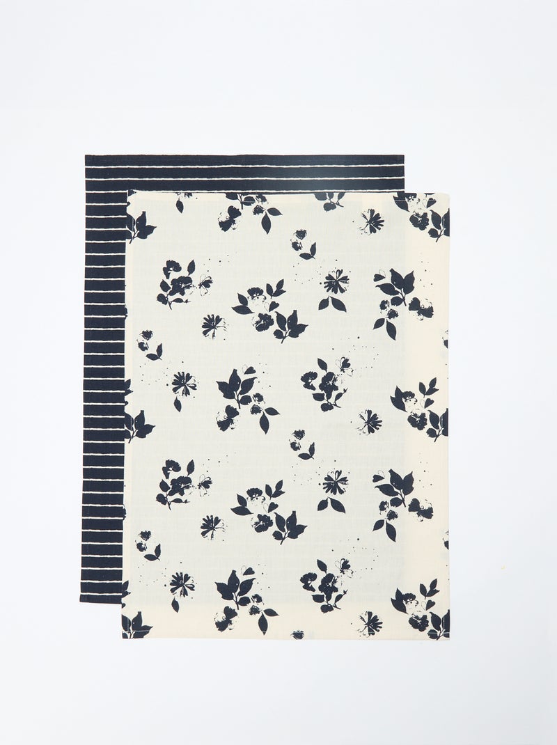 Set van 2 theedoeken - Kiabi Home Biege - Kiabi