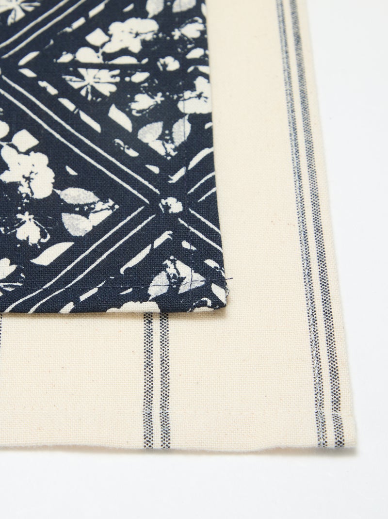 Set van 2 theedoeken - Kiabi Home Biege - Kiabi