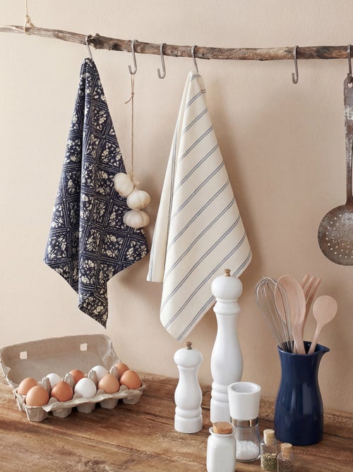 Set van 2 theedoeken 50 x 70 cm - Kiabi Home - Kiabi Set van 2 theedoeken 50 x 70 cm - Kiabi Home - Kiabi