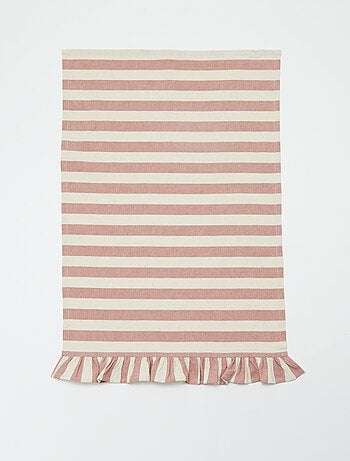 Set van 2 theedoeken met volants (50x70 cm)